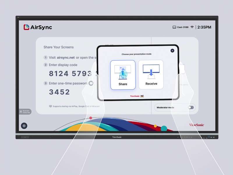 Màn hình tương tác ViewSonic ViewBoard IFP8651 86 inch, 4K, cảm ứng đa điểm, tích hợp Android